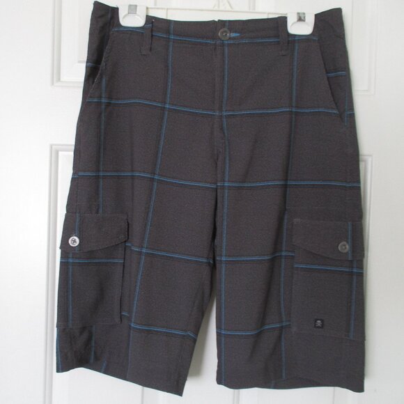 Tony Hawk Mens Charcoal Gray Hybrid Swim Board Short w/4 Pockets - Size 32W* - Picture 3 of 5